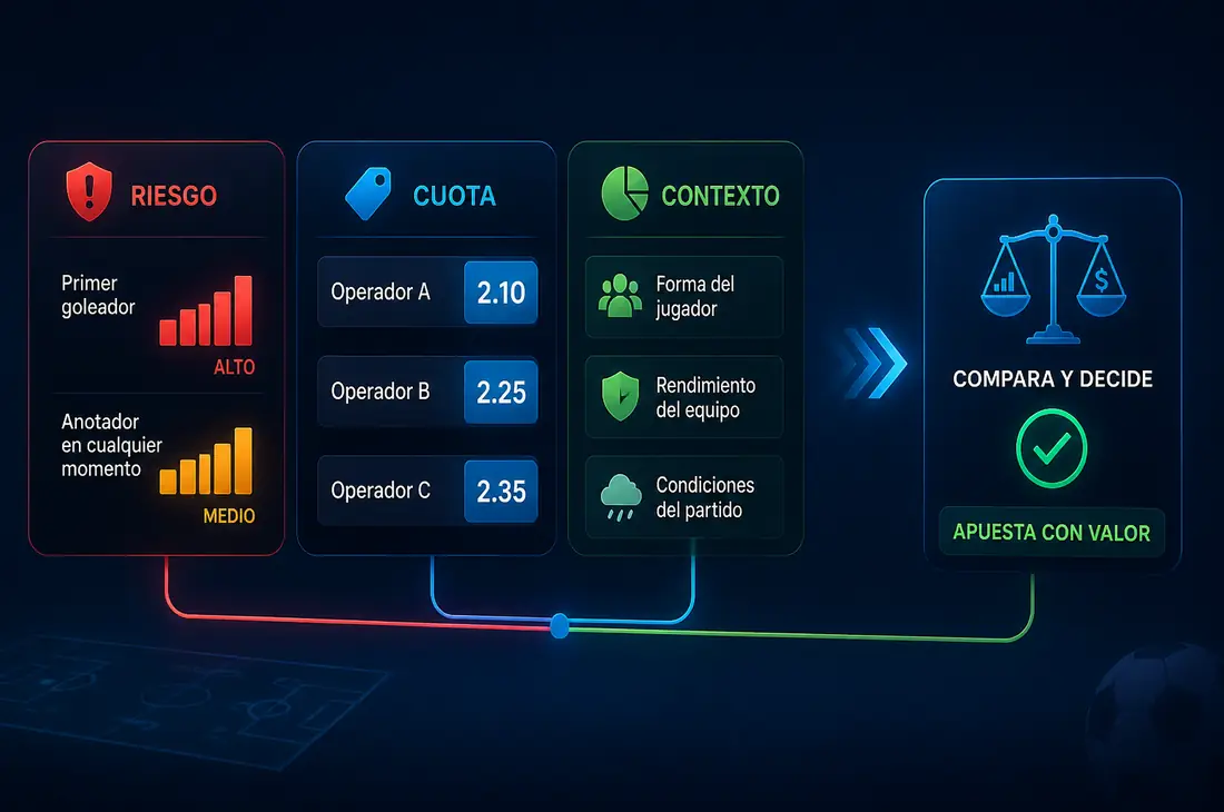 comparativa riesgo, cuota y contexto de apuestas