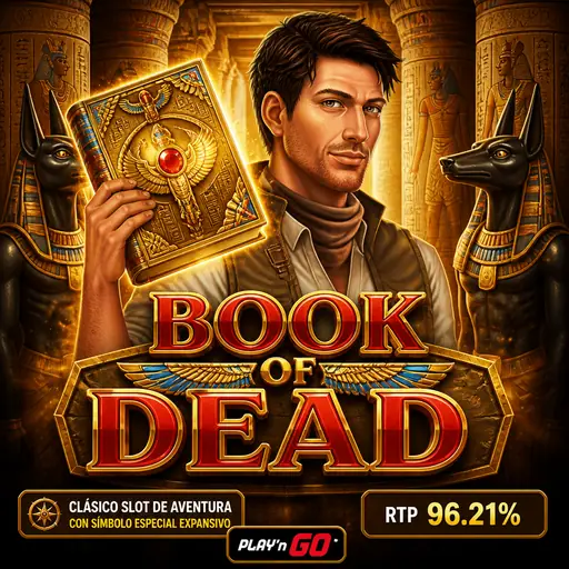 Book of Dead de Play’n GO con libro antiguo y temática de aventura
